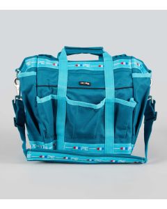 Empty Grooming Kit Bag Med Blue & Peacock