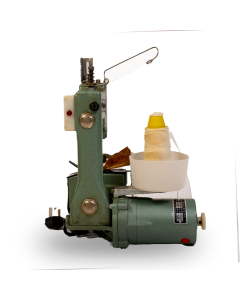 Burlap and Tarbel sewing machine