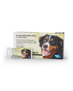 Fipro XL Spot-on Solution For Dogs Weighing above 40Kg - (One Tube)