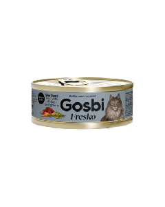 Gosbi Fresko Cat Sterilized Beef With Chicken And Greens 70g