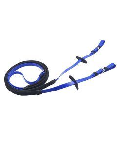 Blue race reins buckle end tpu COB size