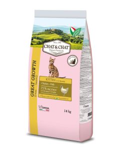 Chat & Chat Expert Kitten Rich In Chicken 14 kg