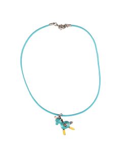 NECKLACE PONY LIGHT BLUE