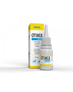 OTIMIX PLUS Ear Drops, Suspension For Dogs And Cats (15 Ml)