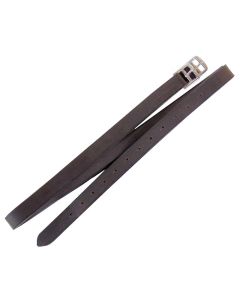 Brown leather stirrup strap 140 cm