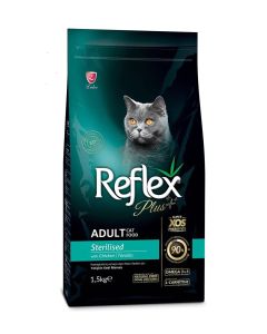 Reflex Plus Adult Cat Food Sterilised With Chicken 1.5 Kg
