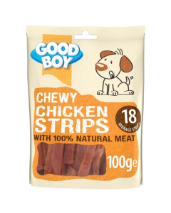 Chewy chicken Strips Dog Treat 100 g