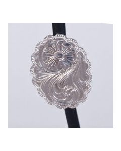 Hand Engraved Silver Conchos