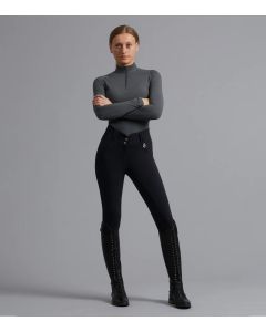 Sophia Ladies Full Seat High Waist Riding Breeches Black (26 (UK 10))