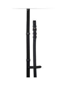 WEB REINS WITH STUD BILLETS BLACK/SILVER 