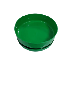 Green eating plate