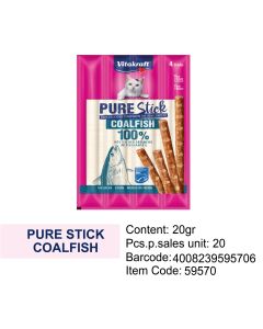 Vitakraft pure stick coalfish 100% 20 g