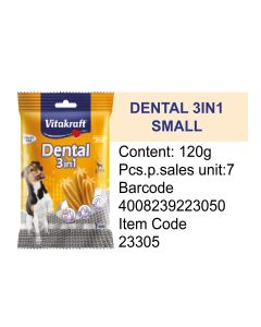 Vitakraft dental 3 in 1 small 120 g