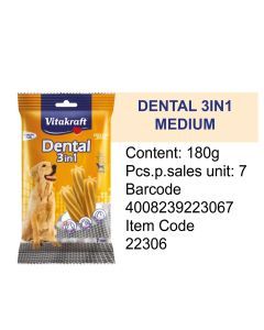 Vitakraft dental 3 in 1 medium 180 g