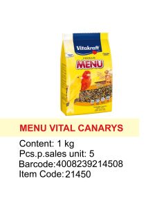 Vitakraft menu vital canarys 1 kg
