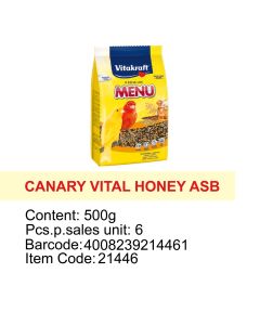 Vitakraft canary vital honey ASB 500 g