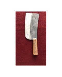 Heavy-Duty Meat Cleaver with Wooden Handle