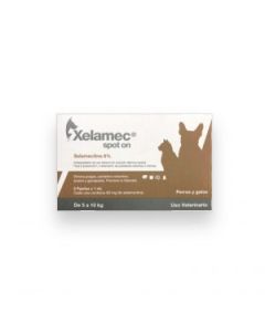 "Xelamec Spot-On For Cats And Dogs From 5 To 10Kg - 1Ml (1 Pipette)  "